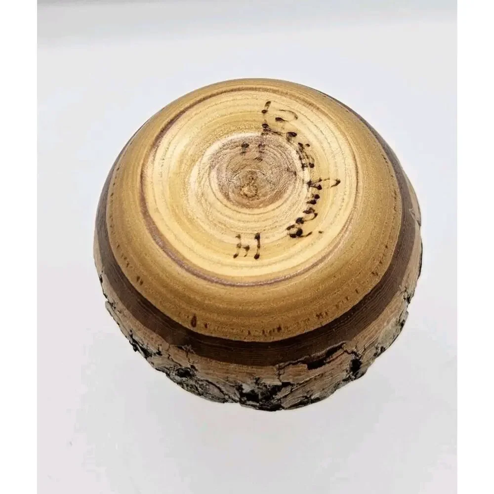 John Berglund Hand Turned Signed Raw Wood 5